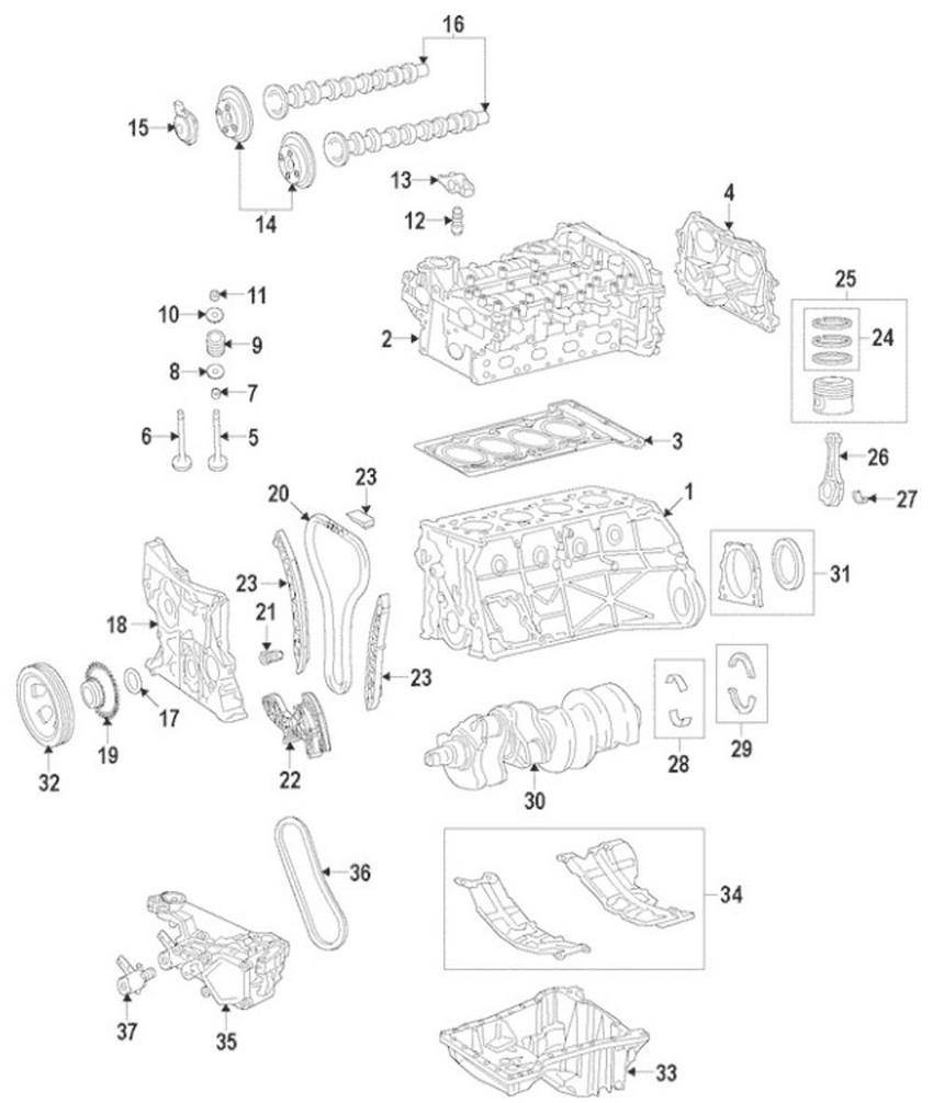 Mercedes Engine Crankshaft Thrust Washer 2700300062